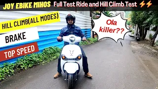 🚀 Joy Ebike MIHOS Test Ride : Hill Climb & Performance Check! 💥🔥 All Problems Exposed 🧐