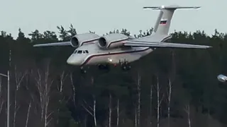 An-72 - Quick taxing, Takeoff, Go around and Landing