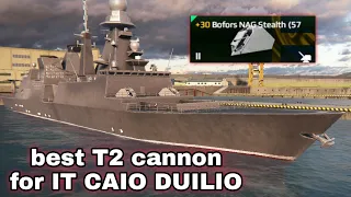 Modern Warships: Best tier2 cannon for IT CAIO DUILIO