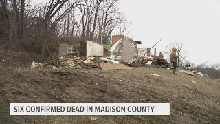 The latest: 7 tornado-related fatalities reported, 6 in Madison County and 1 in Lucas County