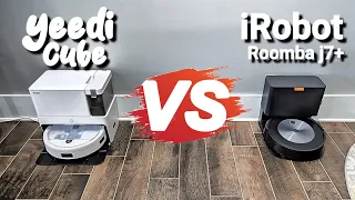 yeedi cube Robot Vacuum / Mop vs iRobot Roomba j7+ REVIEW