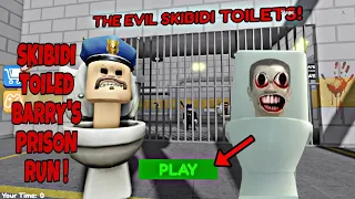 Skibidi Toilet Barry's Prison Run ! | Easy Mode | Gameplay Walkthrough | Ifaz Roblox