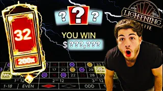 Insane Lightning Roulette Hit! THEN...