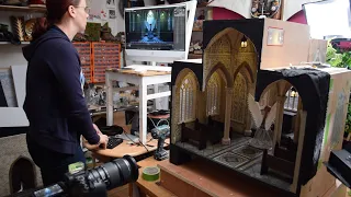 Behind the scenes of my gothic stop motion animation