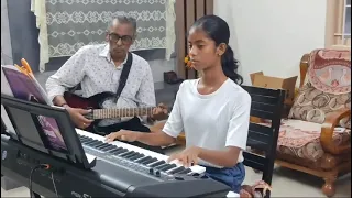 oho oho kick tamil song on keyboard by my student Lakshana