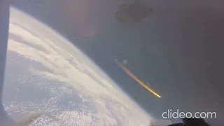 REAL TIME ARTEMIS 1 re entry (but backwards)