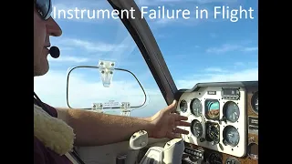 Failure in Flight - Vacuum Pump Failure while flying my V Tail Beechcraft V35 Bonanza