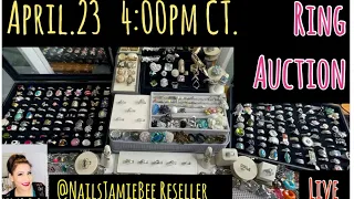 Live Jewelry Auction - April. 23 at 4:00 pm CT. At @nailsjamiebeereseller