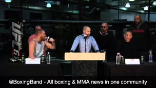 Diaz to McGregor: "Fuck You"