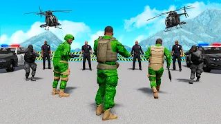 EXÉRCITO vs POLÍCIA no GTA 5