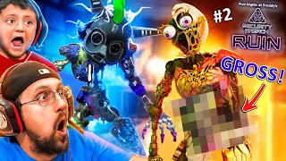 Ayo, Chica Is Gross!! FNAF Security Breach: RUIN - Never Ending DLC #2 (FGTeeV)