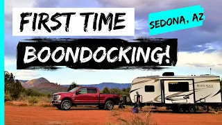 Our FIRST TIME BOONDOCKING! (Dry Camping)! | Sedona, AZ | Full-Time RV Living | (Reset Your Journey)