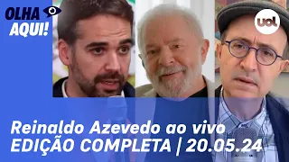 Reinaldo Azevedo ao vivo: Filme sobre Lula, falas de Eduardo Leite, morre presidente do Irã | 20/05