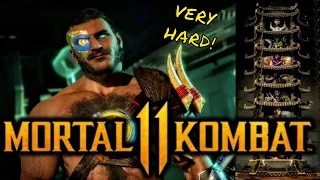 MK11 *KANO* VERY HARD KLASSIC TOWER GAMEPLAY!! (NO MATCHES LOST)