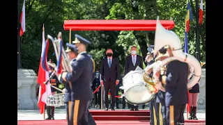 Powitanie Prezydenta RP w Bukareszcie