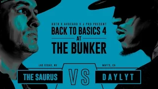 KOTD - Rap Battle - The Saurus vs Daylyt | #B2B4