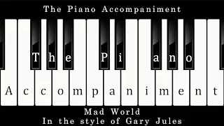 Gary Jules - Mad World (Piano Karaoke)