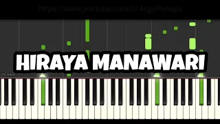 HIRAYA MANAWARI | Piano Tutorial || Synthesia