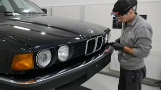 Bringing back to life to a BMW E32 730i Full detailing