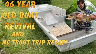 Chasing Big Browns and Boat Restoration