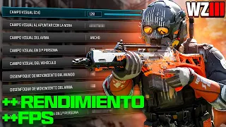 La MEJOR CONFIGURACION para COD WARZONE 3 | PC + CONSOLA