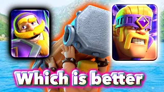 (Barb bar) Which is best Bridge Spam.Knight or Barb.🧐- Clash Royale