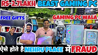 Beast Gaming Pc Rs-2.07 Lakh | i9 13thGen | Nehru Place Fraud | Gaming Pc Wala | Computer Market Pc