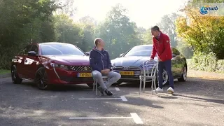 ANWB Dubbeltest Audi A5 Sportback vs. Peugeot 508 2018 (ONTSTIJGT DE KOPIE HET ORIGINEEL?)