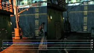 Uncharted 3: 2D vs. 3D Frame-Rate Tests