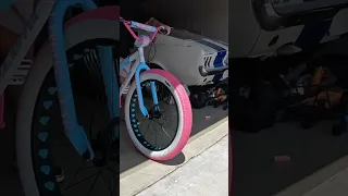 How it be when you have colored BMX tires