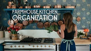 Farmhouse Kitchen Organization | Making home work for us!
