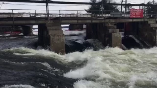 Bala Falls Spring Runoff in Muskoka, Ontario