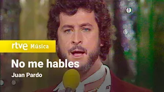 Juan Pardo - "No me hables" (Fantástico 1980)