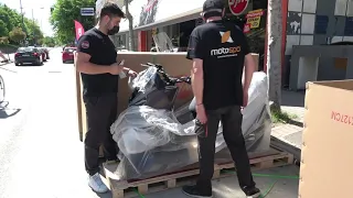 unboxing the SYM JET14 scooter euro 5 2021