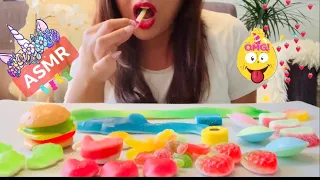 ASMR Candies Sounds, Gummies, Jelly Candies, Chewable Sweets, Mukbang & 먹방