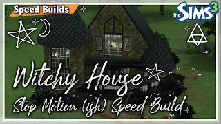 Magical Witches House 🌙✨ | Sims 3 Stop Motion Speed Build with CC
