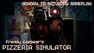 FNaF 6: Pizzeria Simulator Monday - Saturday Walkthrough | FNaF 6 iOS/Android Day 1-6 Guide