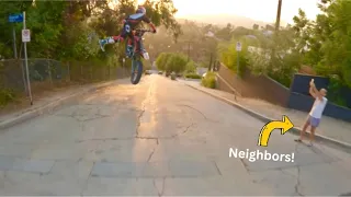 LA's steepest street jumped on Dirt Bike