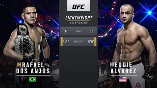 Eddie Alvarez vs Rafael Dos Anjos