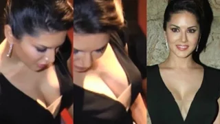 Mastizaade Screening | Sunny Leone Hot Deep Cleavage Show