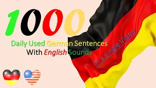 1000 Basic German Vocabulary & Expressions Daily Used | with English Sounds | Learn German |