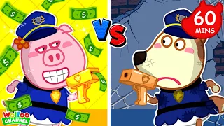 Be Aware of Bad Police | Rich vs Broke | 60 Minutes Cartoon for Kids