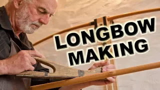 HOW TO MAKE A YEW LONGBOW part 1 `roughing out`