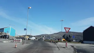 Driving in Nuuk, Greenland