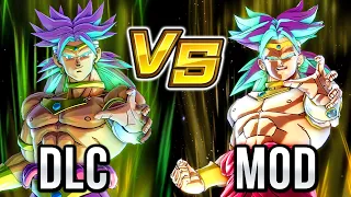 Transforming Broly DLC vs MOD Comparison - Which is BETTER? - Dragon Ball Xenoverse 2 (DLC Pack 17)