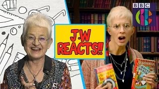 Jacqueline Wilson reacts to Horrible Histories | CBBC