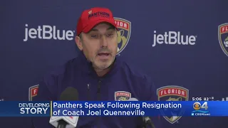Panthers Speak Out Following Resignation Of Coach Joel Quenneville