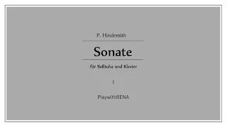 Sonata for Tuba and Piano, 1st mov. / P.Hindemith