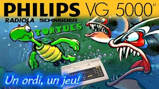 UN ORDI, UN JEU ! PHILIPS VG5000 : TORTUES