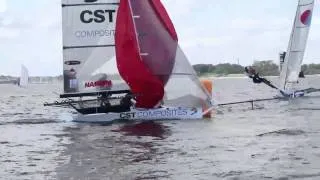 Australian 18 footers :  Howie Hamlin wins the fifth race - Mark Foy Trophy 2011